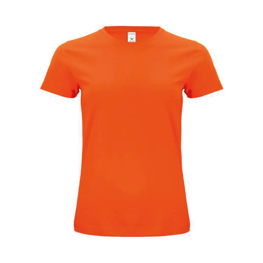 T-shirt Hasselnöt Orange Dam